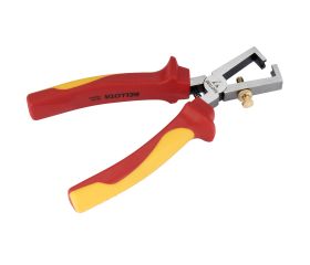 Alicate pelacables aislado de 160 mm para trabajos eléctricos con tensión hasta 1.000V / 26150160VDE