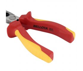 Alicate manipulación aislado con bocas semiredondas rectas de 160 mm para trabajos eléctricos de sujeción con tensión hasta 1.000V / 26120160VDE