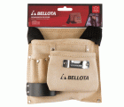 Cinturón porta-herramientas de piel con 3 bolsillos / PC3BOL