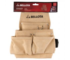Bolsa porta-herramientas de piel con 4 bolsillos / PC4BOL