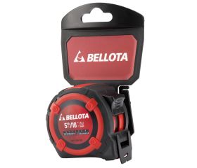 Flexómetro bimaterial negro en mm y pulgadas 5 m x 27 mm / 500155