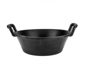 Cubo de caucho espuerta 11 litros negro / BKCESPU11BP