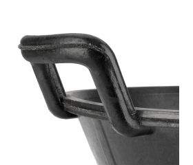 Cubo de caucho espuerta 11 litros negro / BKCESPU11BP