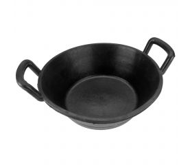 Cubo de caucho espuerta 11 litros negro / BKCESPU11BP