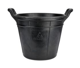 Cubo canario de caucho 18 litros negro / BKCCAN18BP