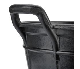 Cubo canario de caucho 18 litros negro / BKCCAN18BP