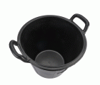 Cubo canario de caucho 18 litros negro / BKCCAN18BP