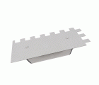 Peine diente castillo con mango bimaterial 20 mm / 587320BIM
