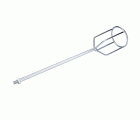 Varilla mezcladora K5, diámetro 120 mm con acople métrica 14 (M14) para pintura / MK5120M14