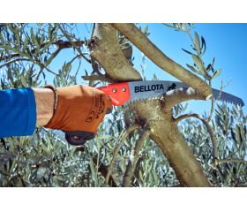 Serrucho León con hoja curva de 13" y mango de bimaterial curvo. Incluye funda / 450BIMC13