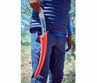 Serrucho Guepardo con hoja curva de 13" y mango de madera recto. Incluye funda / 454MR13