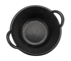 Carbonera de caucho 18 litros negra / BKCCARB18BP