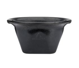 Cubo norteño de caucho 13 litros negro /  BKCNOR13BP