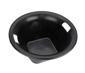 Cubo norteño de caucho 13 litros negro /  BKCNOR13BP