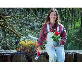 Trasplantador estrecho de aluminio con mangos ergonómicos / HMC1000