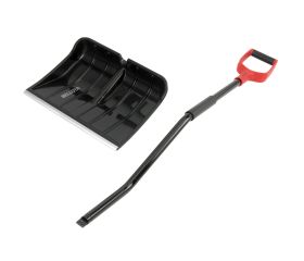 Pala de nieve ancha con borde metálico Mango de aluminio / PN1000