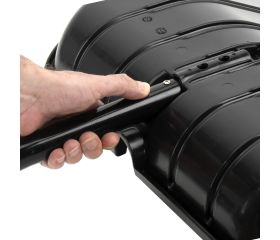 Pala de nieve ancha con borde metálico Mango de aluminio / PN1000