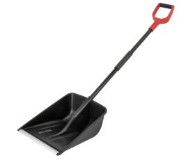 Pala de nieve estrecha con borde metálico Mango de aluminio / PN1001