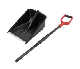 Pala de nieve estrecha con borde metálico Mango de aluminio / PN1001