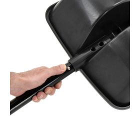 Pala de nieve estrecha con borde metálico Mango de aluminio / PN1001