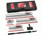 KIT de 4 espátulas de alisar en acero inoxidable de 0,3 mm para enlucir trabajos en placa / 5906SET