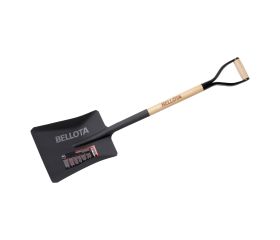Pala cuadrada con mango anilla de madera de haya certificada 250 mm / 55022A
