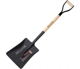 Pala cuadrada con mango anilla de madera de haya certificada 265 mm / 55023A