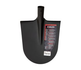 Pala punta redonda de chapa de acero 255 mm / 55562