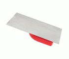 Llana recta de acero con mango abierto plástico 270x130 mm / 25864