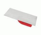 Llana recta de acero inoxidable con mango abierto plástico 270x130 mm / 25864INOX