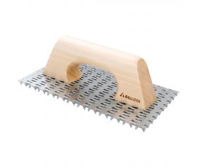 Rascador mortero monocapa con mango de madera 250x145 mm / 5880