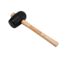 Maceta de goma negra con mango madera de haya certificada 250 gr / 8053250