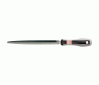 Lima mecánico triangular 10 pulgadas y picado basto con mango bimaterial / 400510BMB