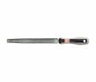 Escofina carpintero mediacaña 8 pulgadas y picado basto con mango bimaterial / 41018BMB