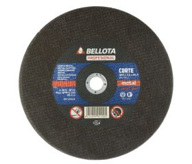 Disco abrasivo profesional para corte metal en máquina estacionaria 80 m/s, espesor 3,5 mm y Ø 300 mm / 50441300