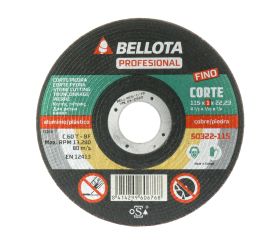 Disco abrasivo profesional extra fino multimaterial, espesor 1 mm y Ø 115 mm / 50322115