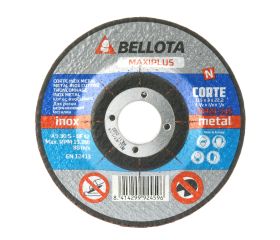 Disco abrasivo maxiplus para corte inox-metal, espesor 3 mm y Ø 115 mm / 50421115