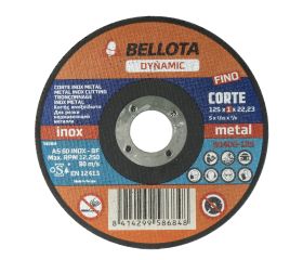 Disco abrasivo dynamic para corte inox-metal,  espesor extra fino 1 mm y Ø 125 mm / 50400125