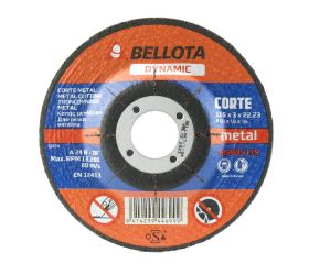 Disco abrasivo dynamic para corte metal, espesor 3 mm y Ø 115 mm / 50480115