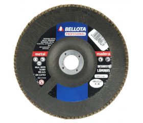 Disco de láminas base cóncava de fibra de vidrio para desbaste madera-metal, grano A 40 y Ø 180 / 5061140