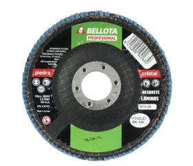 Disco de láminas base cóncava de fibra de vidrio para desbaste piedra, grano SiC 120 y Ø 115 / 50513120