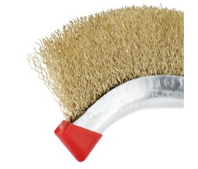 Cepillo Manual Estrecho Acero Latonado Alambre Recto / 50806-A