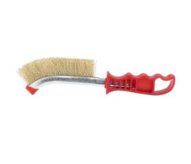 Cepillo Manual Estrecho Acero Latonado Alambre Recto / 50806-A