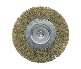 Cepillo Bricolaje Circular Acero Latonado Alambre Ondulado / 50807-50