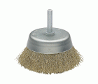 Cepillo Bricolaje Taza Acero Latonado Alambre Ondulado / 50808- 50 I