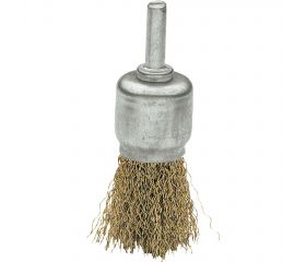 Cepillo Bricolaje Brocha Acero Latonado Alambre Ondulado / 50809-25