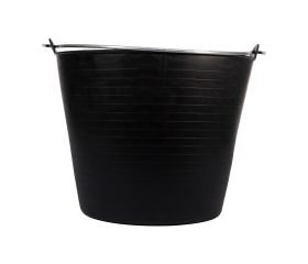 Capazo 26 litros asa metálica negro / BKT26BM