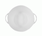 Capazo 42 litros asa reforzada plástico certificado uso alimentario blanco / BKT42WP