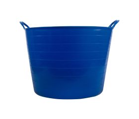 Capazo 42 litros asa reforzada plástico certificado uso alimentario azul / BKT42BLP