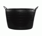 Capazo 65 litros asa reforzada plástico negro / BKT65BP